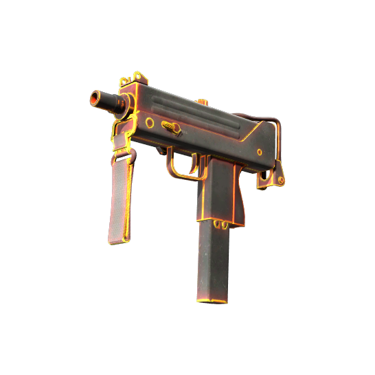 MAC-10 | 炽热 (崭新出厂)_CS2饰品交易_网易BUFF