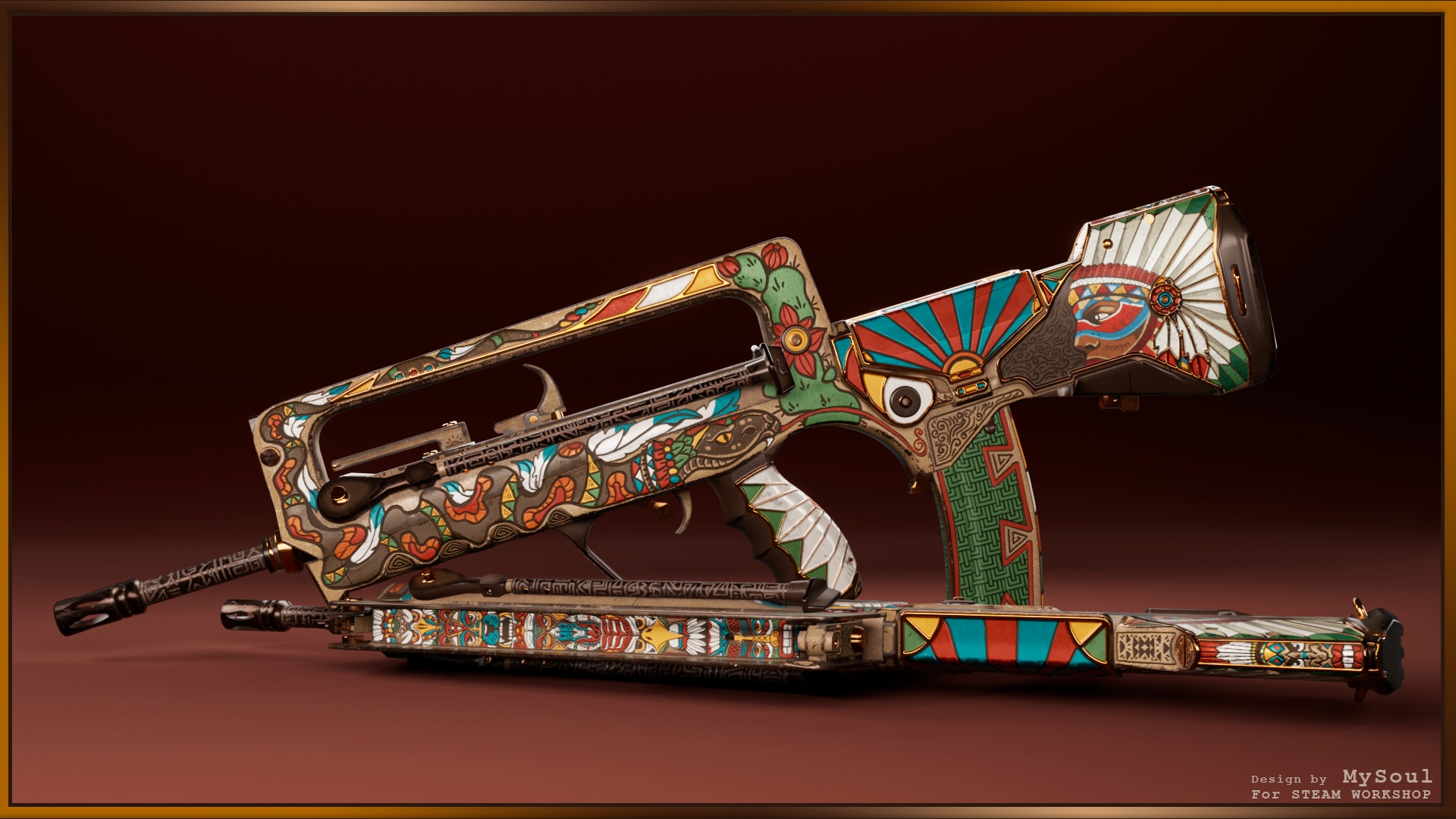 近期创意工坊皮肤分享拿起格洛克掩护我挖矿