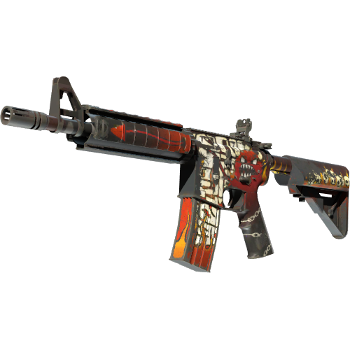 M4A4 | 地狱烈焰 (久经沙场)_CS2饰品交易_网易BUFF