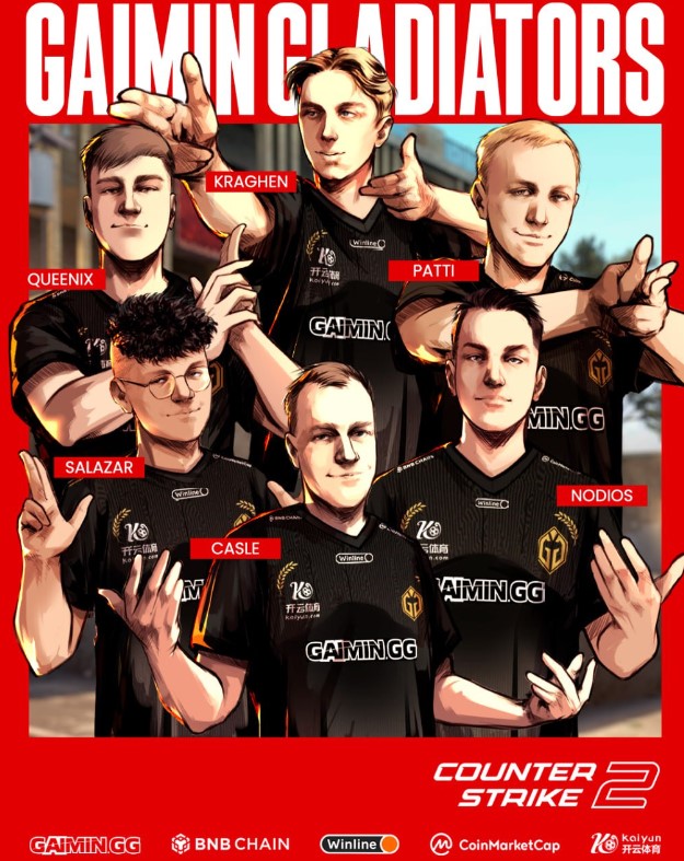 gaimingladiators签下ecstatic五人组宣布重返cs领域