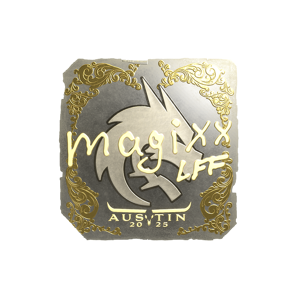 印花 | magixx（金色）| 2025年奥斯汀锦标赛_CS2饰品交易_网易BUFF