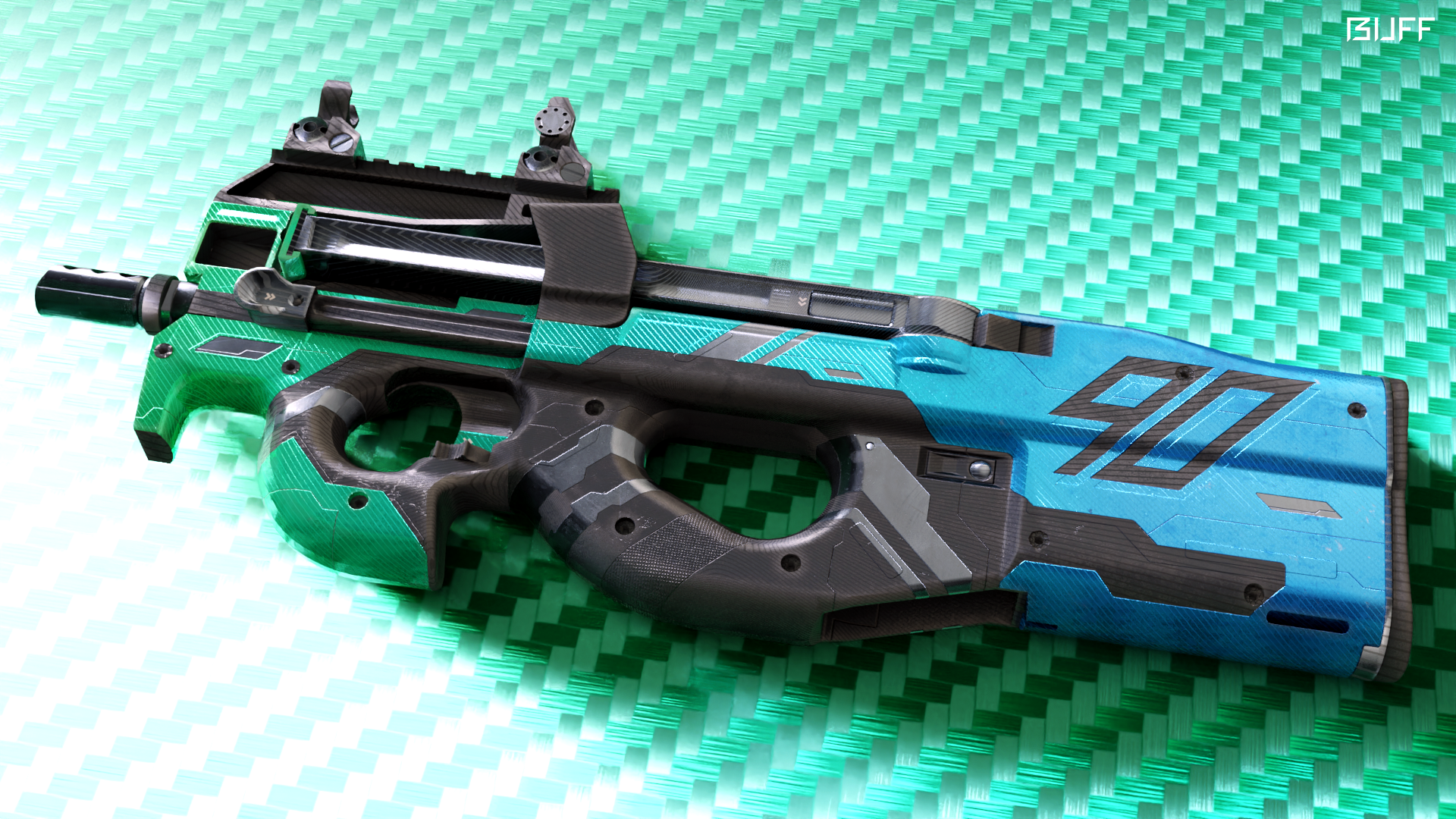 cs皮肤鉴赏:p90