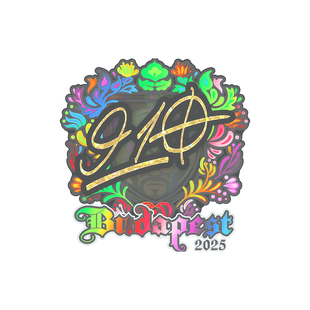 印花 | 910（全息）| 2025年布达佩斯锦标赛_CS2饰品交易_网易BUFF