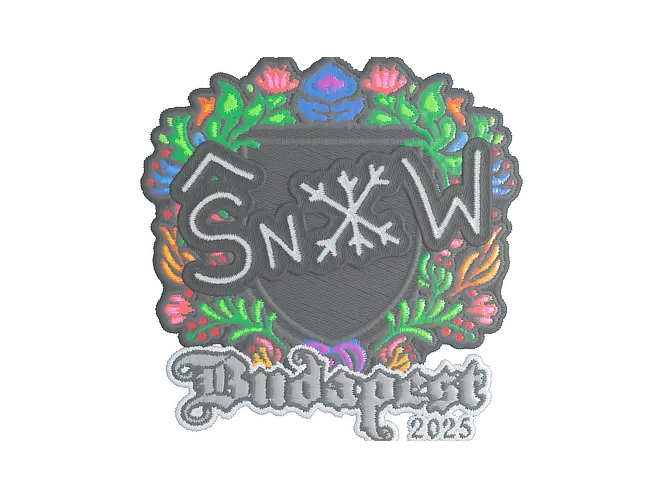 snow (Embroidered) | Budapest 2025