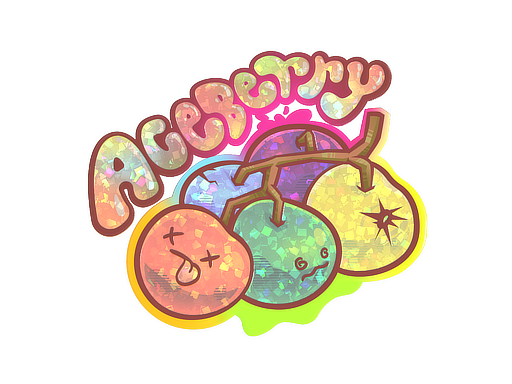 Sticker | Aceberry (Glitter) image
