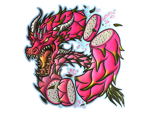 Sticker | Dragon Fruit (Foil) image